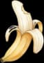 Icone de banana do logo da Nana panquequinhas